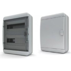 Щит навесной 24 мод. IP65, непрозрачная серая дверца